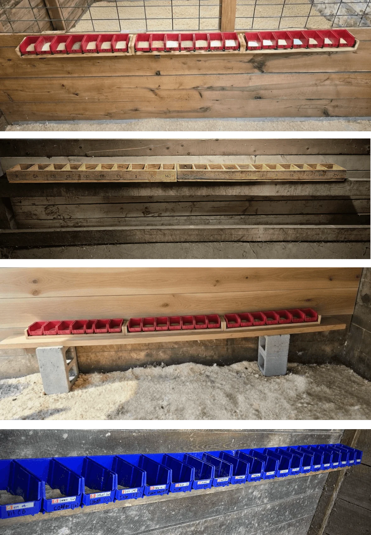 Installing a wall-mounted free choice horse mineral feeder