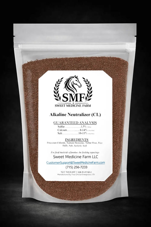 Alkaline Neutralizer refill pouch for the Sweet Medicine Farm Free Choice Horse Mineral Buffet