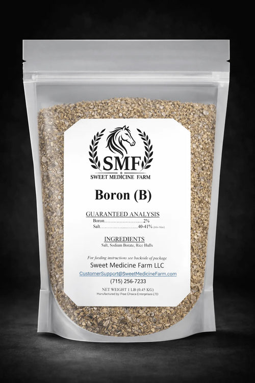Boron refill pouch for the Sweet Medicine Farm Free Choice Horse Mineral Buffet