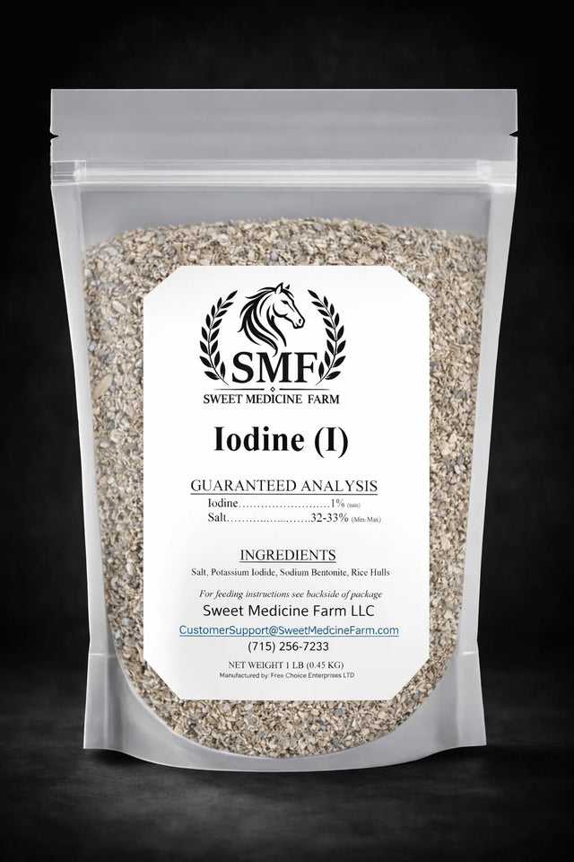 Iodine refill pouch for the Sweet Medicine Farm Free Choice Horse Mineral Buffet