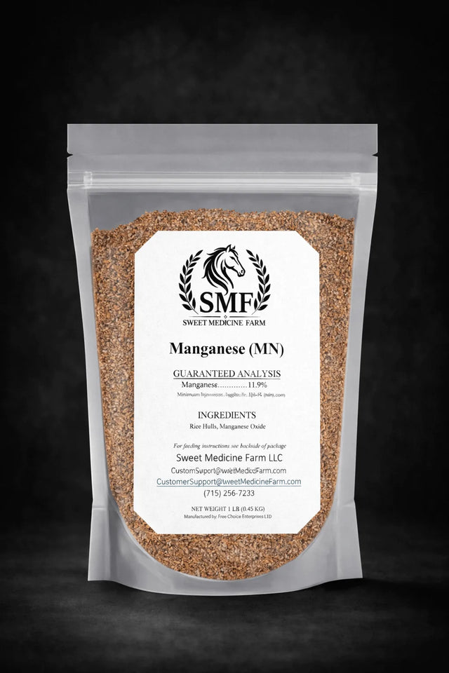 Manganese refill pouch for the Sweet Medicine Farm Free Choice Horse Mineral Buffet