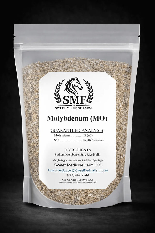 Molybdenum refill pouch for the Sweet Medicine Farm Free Choice Horse Mineral Buffet