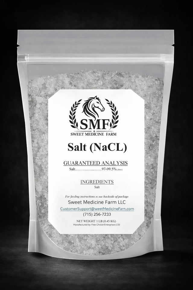 Salt refill pouch for the Sweet Medicine Farm Free Choice Horse Mineral Buffet