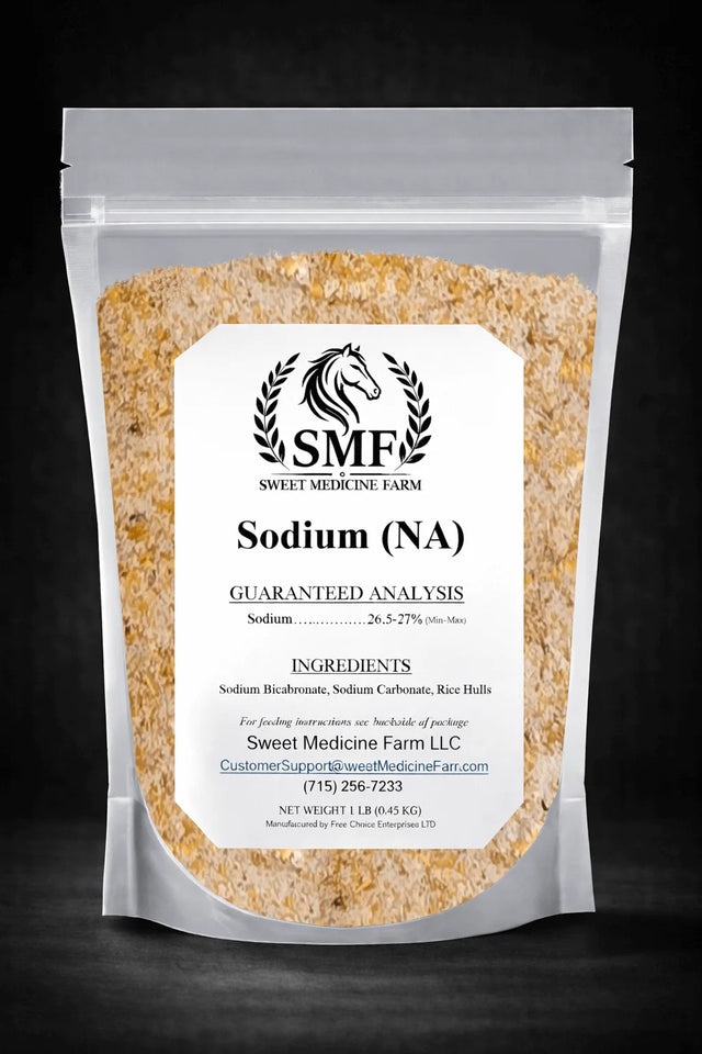 Sodium refill pouch for the Sweet Medicine Farm Free Choice Horse Mineral Buffet
