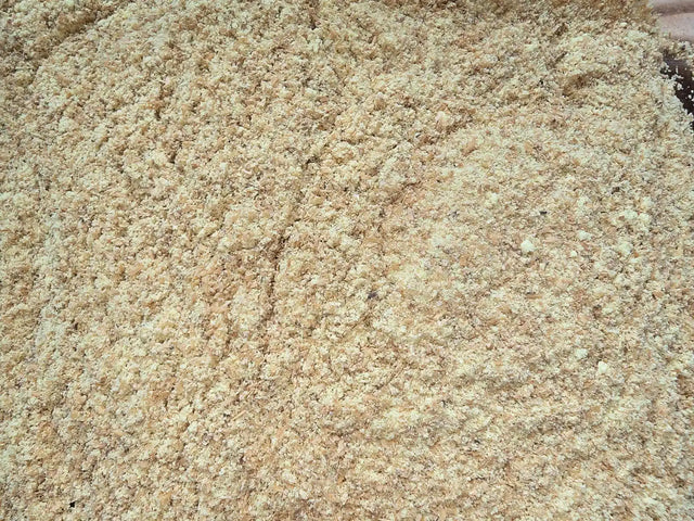 Loose sulfur mineral used in the Sweet Medicine Farm Free Choice Horse Mineral Buffet